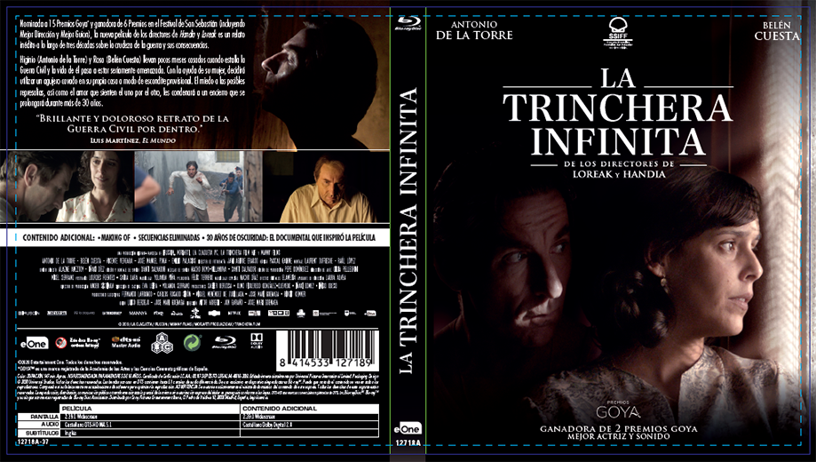 LA TRINCHERA INFINITA DVD BLU RAY COVER - CONCDECULTURA